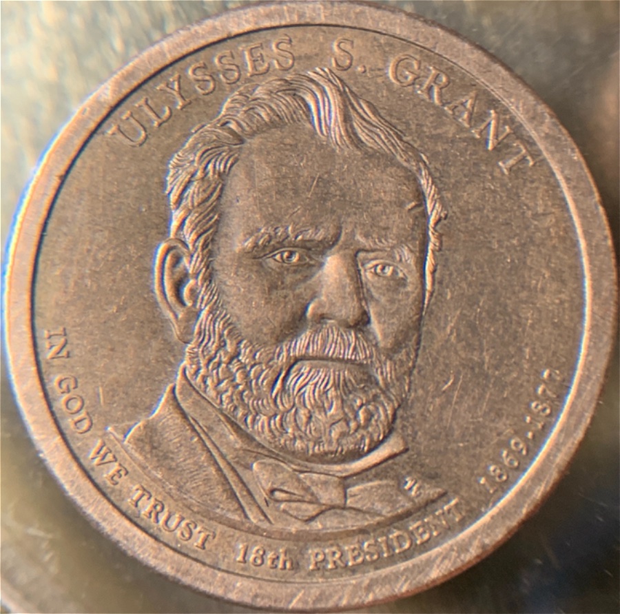 Possible-Nose-Error-On-A-Ulysses-Grant-$1-Thank-You-For-Looking.