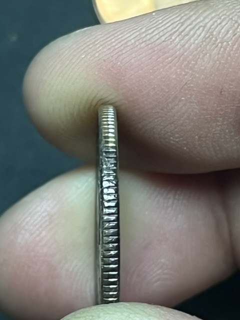 Washington-Quarters-Missing-Both-Clad-Layers-&-1-2/3-Layer