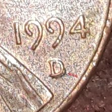 1994-D-Penny-Possible--Doubling-On--Several-Areas