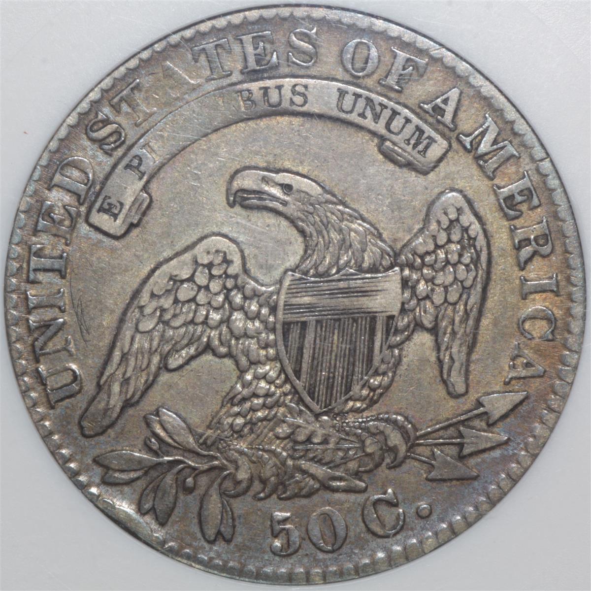 1832-Capped-Bust-Half-Dollar---Struck-Through?