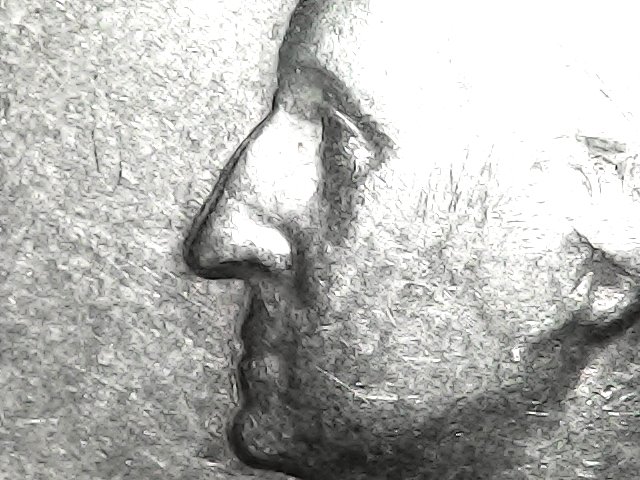 1965-Washington-Quarter-Profile-Doubling-Nose,-Eyes-And-Motto