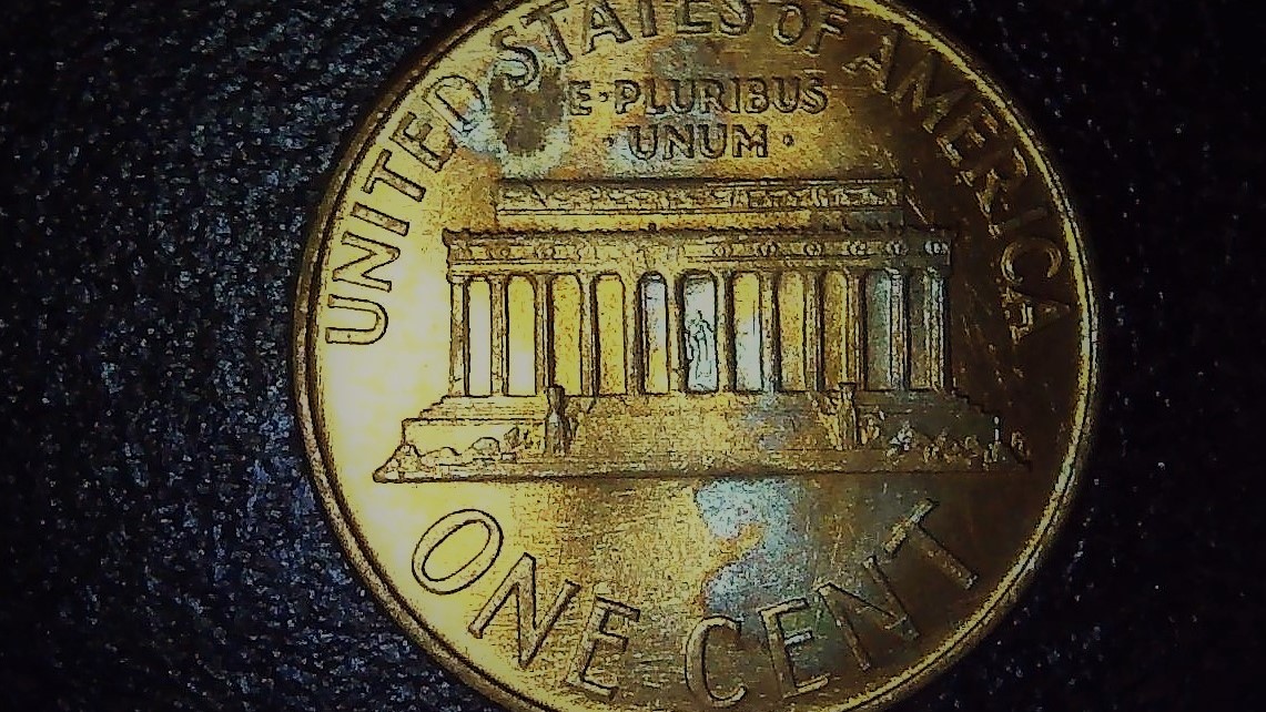1965-P--Lincoln-Memorial-Cent-Penny-Silver-And-Copper?