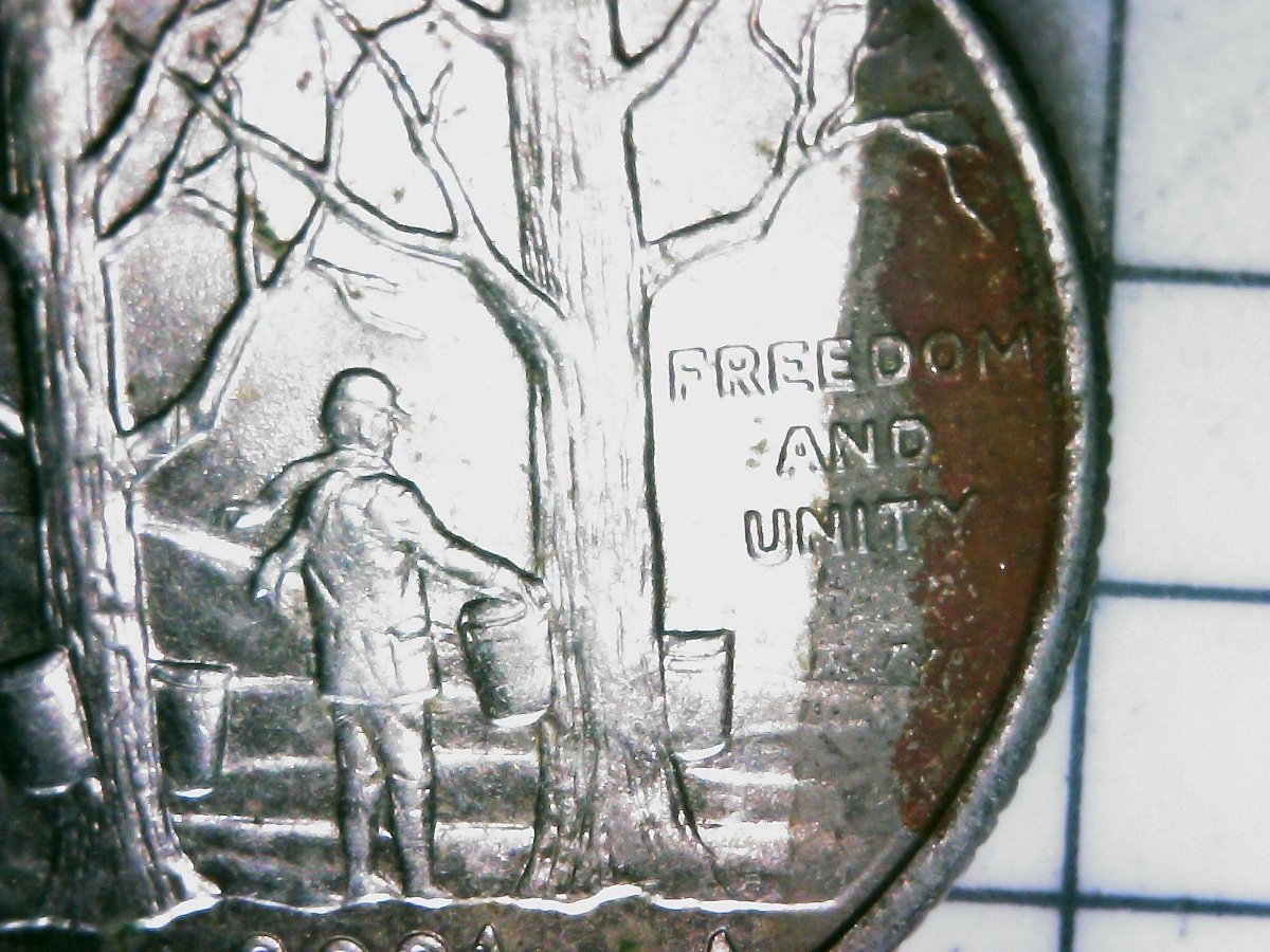 Vermont-State-Quarter-Missing-Clad?