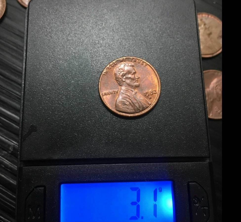 1982-D----Lincoln,-Weight-Is-3.1-Grams,--Is-This-The-Small-Date?