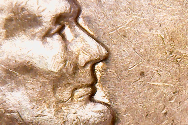 1964-Lincoln---Wierd-Punch-Mark-On-Nose