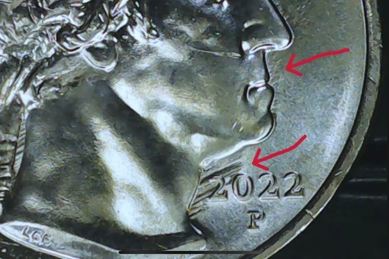 2022-P-Sally-Ride-Quarter-Feeder-Finger-Error/Damage