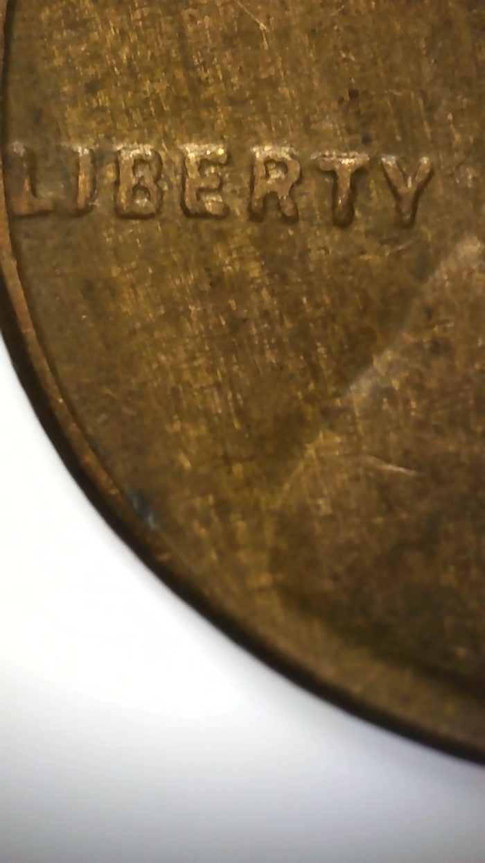 1955---Lincoln-Cracked-Head--W/Toning-On-Reverse