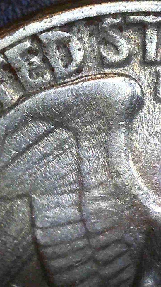 1970-D-Quarter---Slight-Doubling-On-Reverse