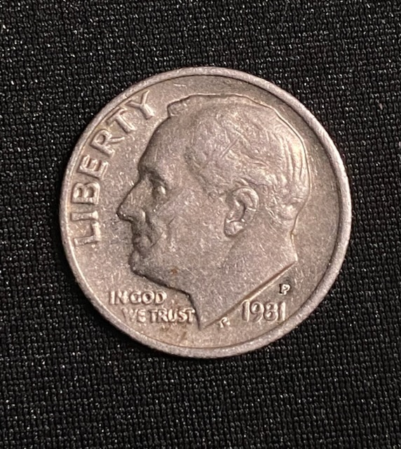 1981---P---Dime---DDR