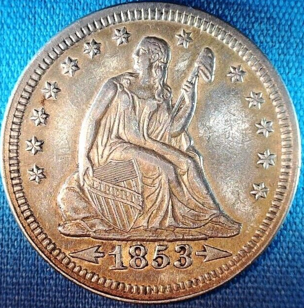 1853-A-&-R-Seated-Liberty-Quarter