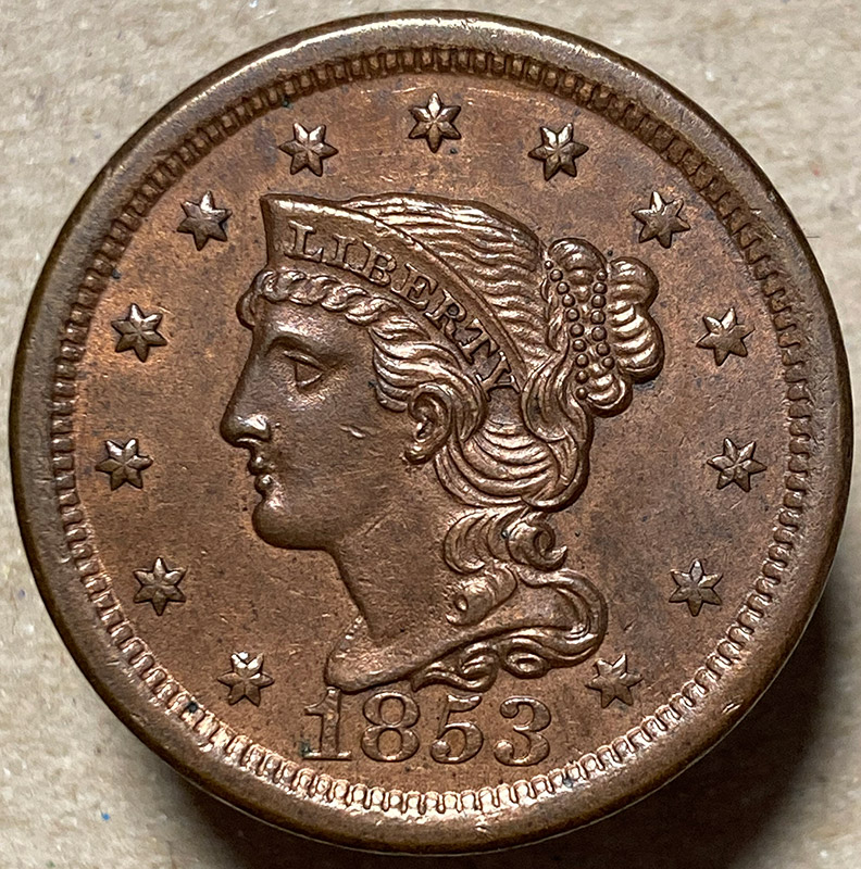 One-More-Braided-Hair-Cent---1853-N12---Opinions-And-Grade-Please