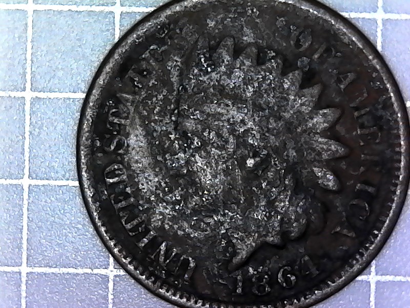 1864-Indian-Head-Cent-With-Rotated-Reverse