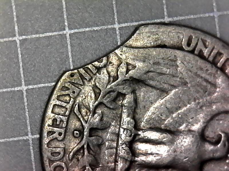 1951-D-Quarter-Clipped-Planchet-Real-Or-PSD