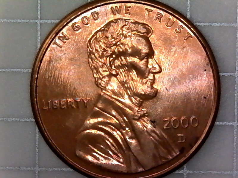 2000-D-Cent-With-Two-Horizontal-Indentations-On-Jacket