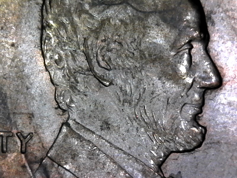 1995-D-Cent-With-Two-Raise-Areas-On-Lower-Jacket-And-Upside-Down-