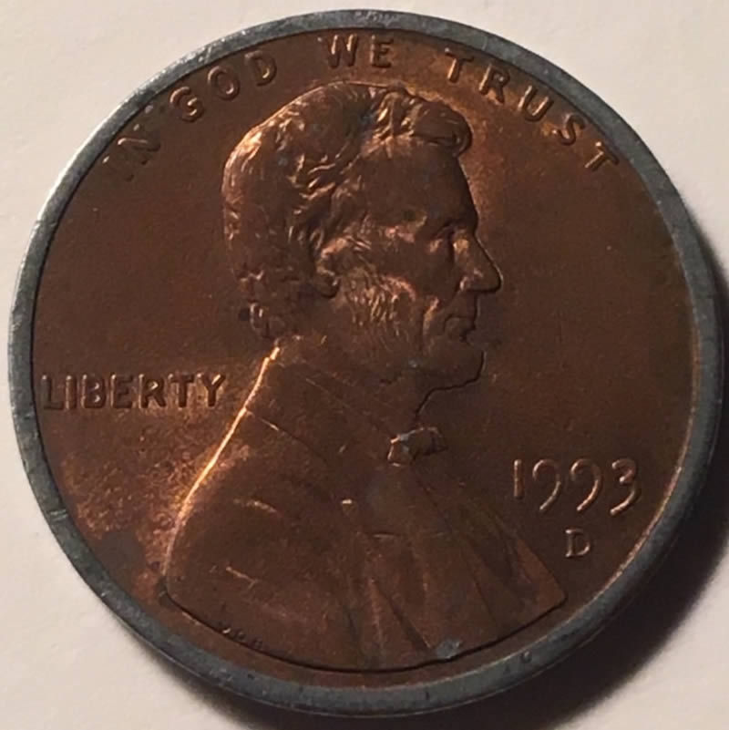 1993-D-Lincoln-Penny-With-Rim-Oddity