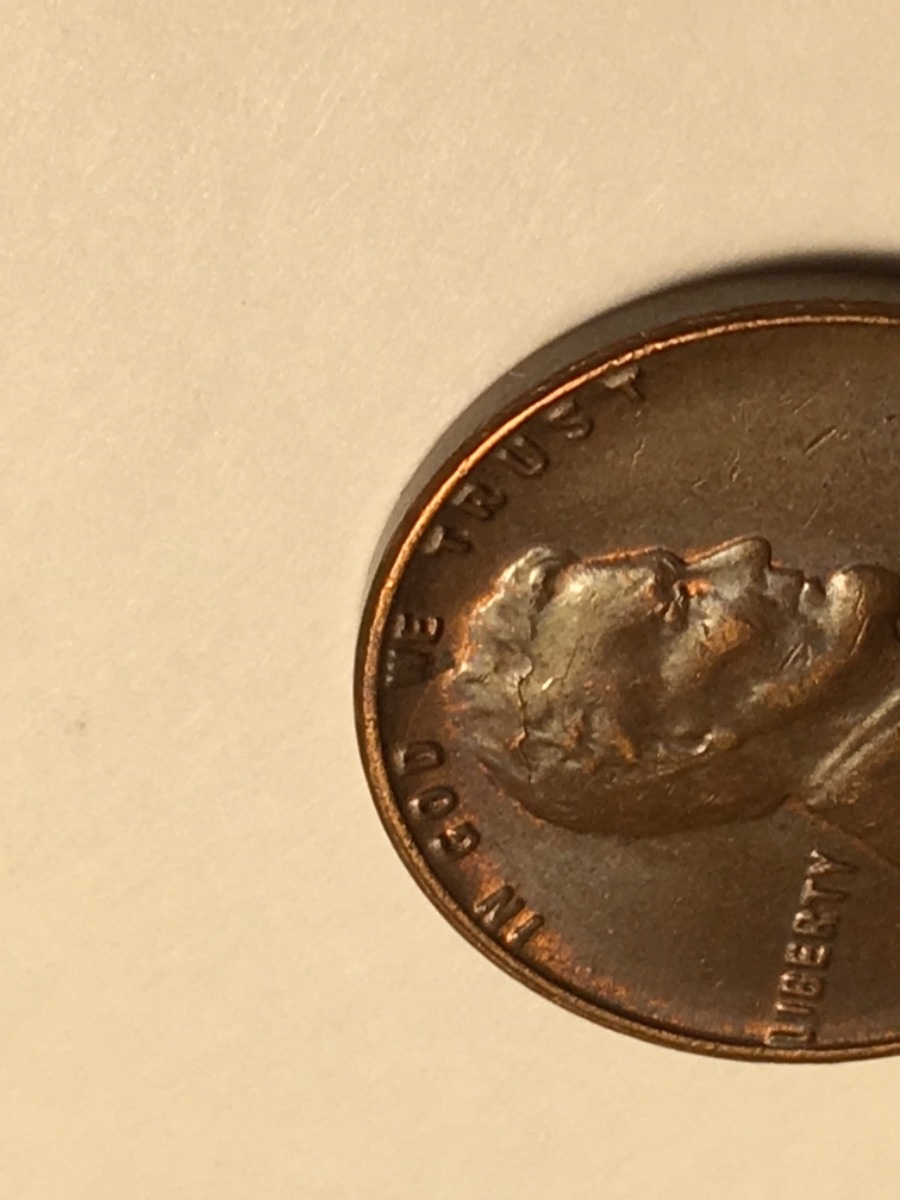 1955-P-Lincoln-Poor-Man�s-DDD,-With-Die-Crack?