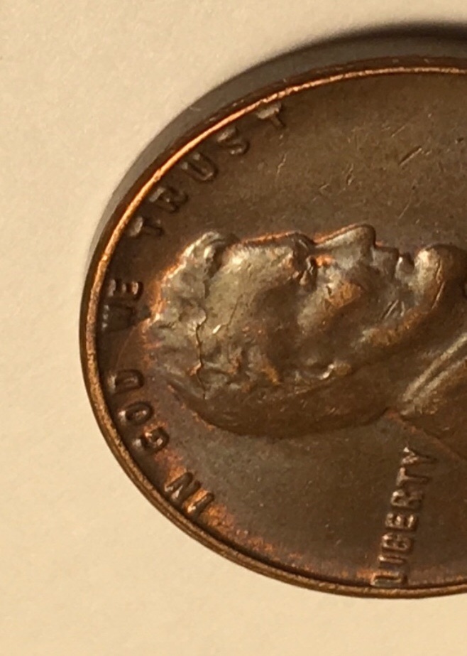 1955-P-Lincoln-Poor-Man�s-DDD,-With-Die-Crack?