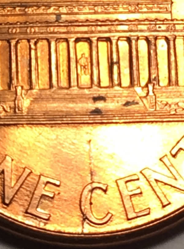 Quality-1993-P-Lincoln-Memorial-Cent-W/Reverse-Die-Crack?
