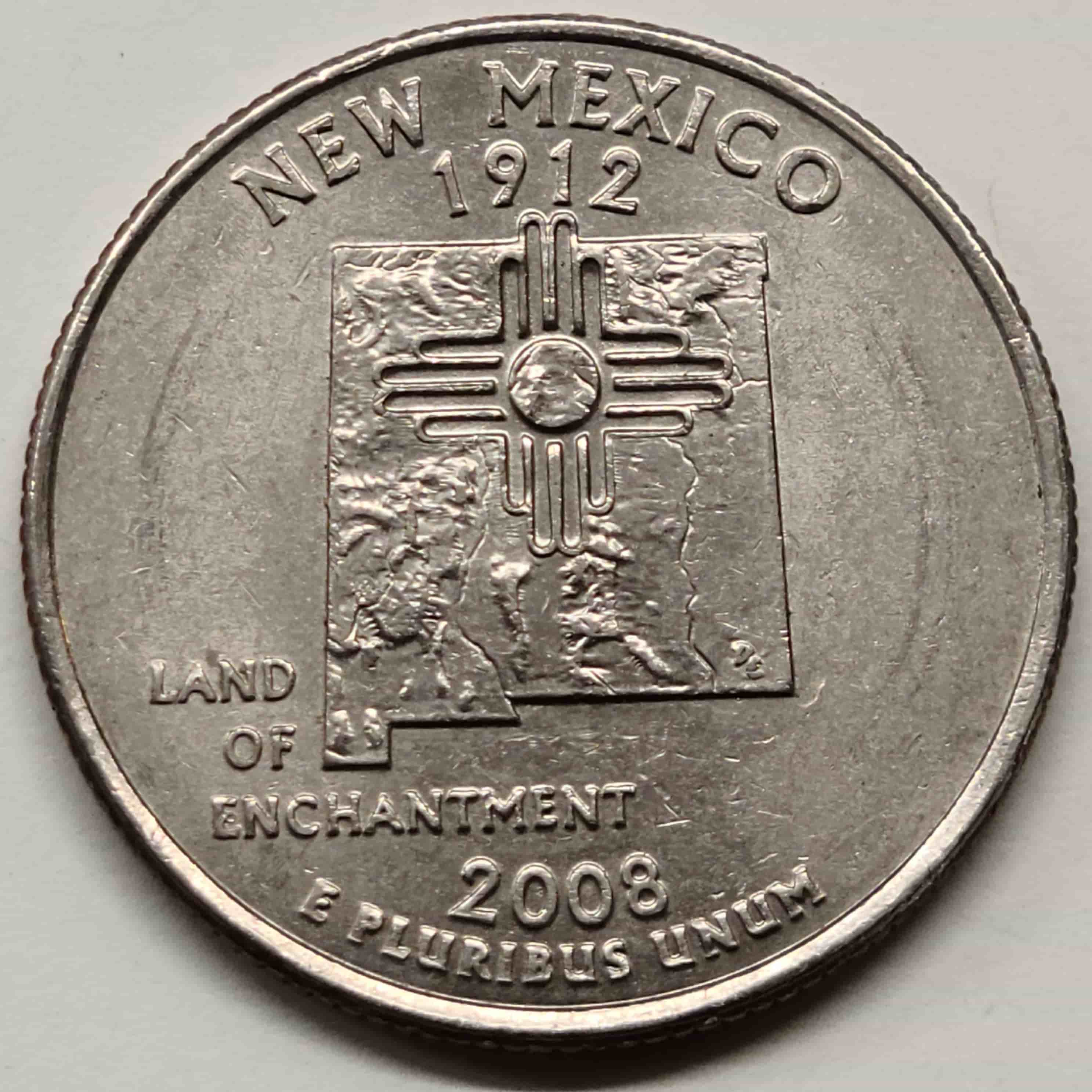 2008-P-New-Mexico-Quarter---Doubled-Ear