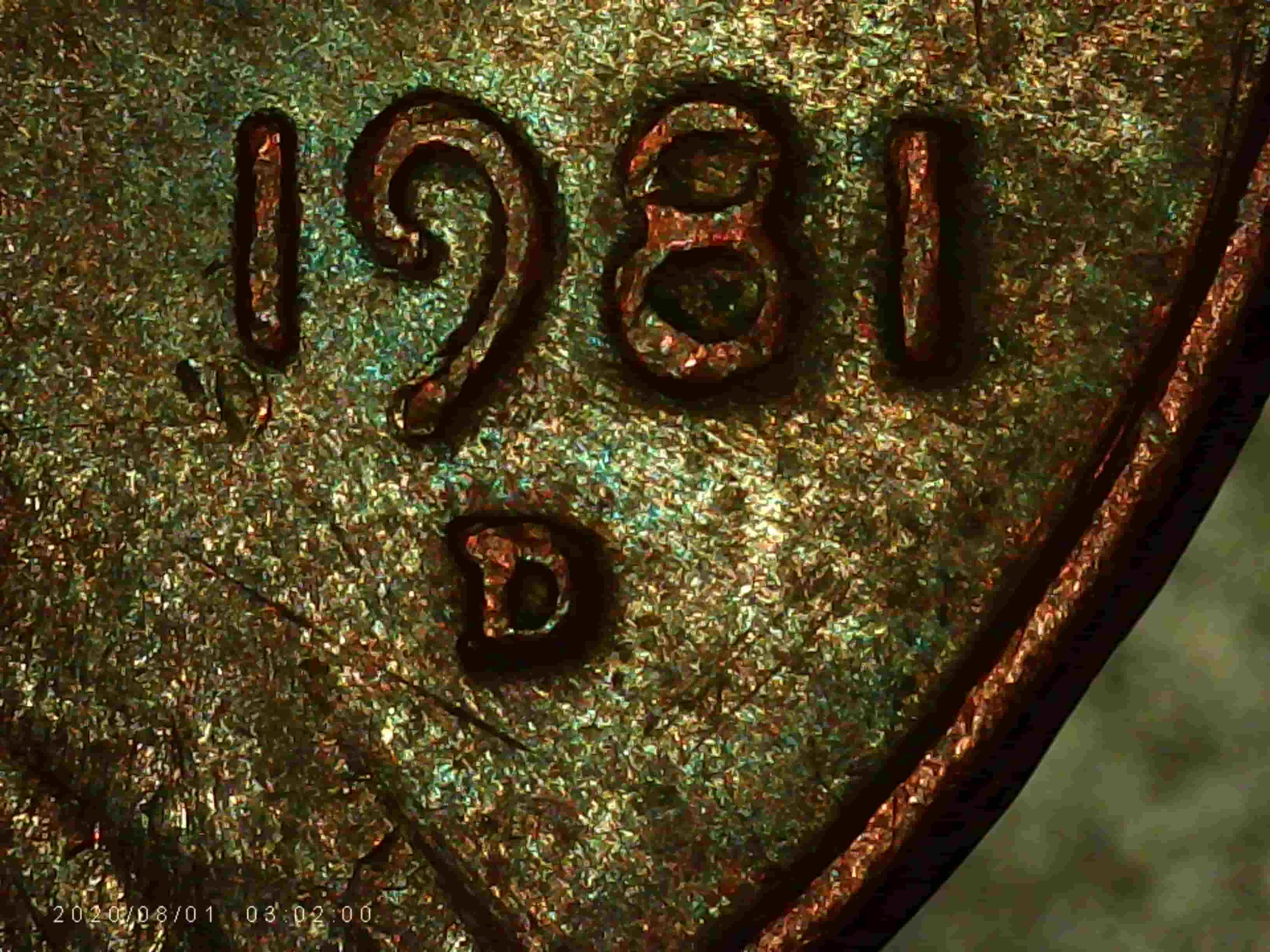 1981-D-Penny---Extra-D-Beneath-The-Date-Or-'D'-Lookalike