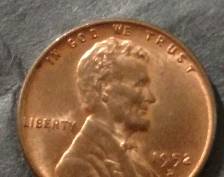 1952--D-Red-Wheat-Penny-Possible-Double-Demonation-Or-Strike-Thur-Errors