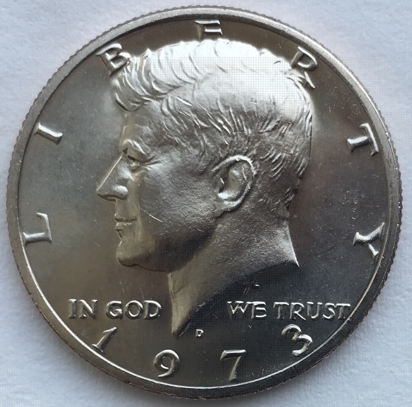 1973-D-Kennedy-Half-For-Grading