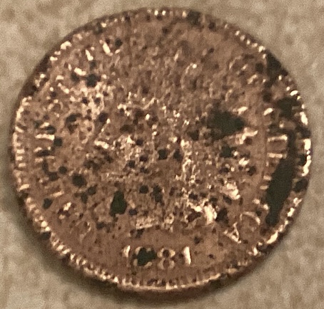 Bent,-Corroded-1881-1c-For-Cleaning
