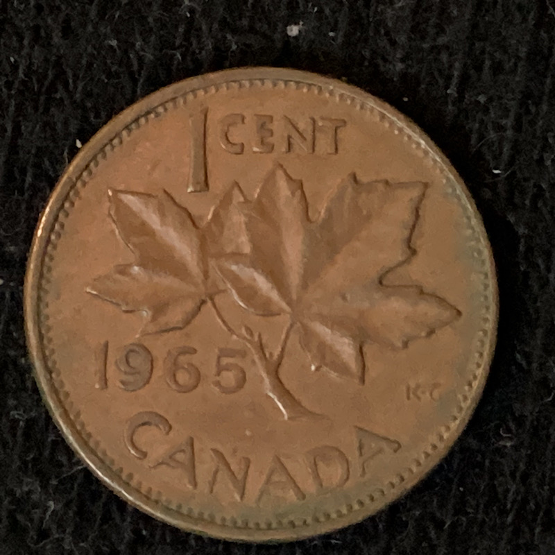1965-Canada-1c-With-Odd-Features?