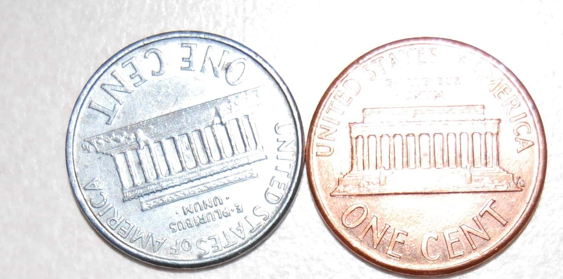 1995-Penny-W/-No-Copper-Coating