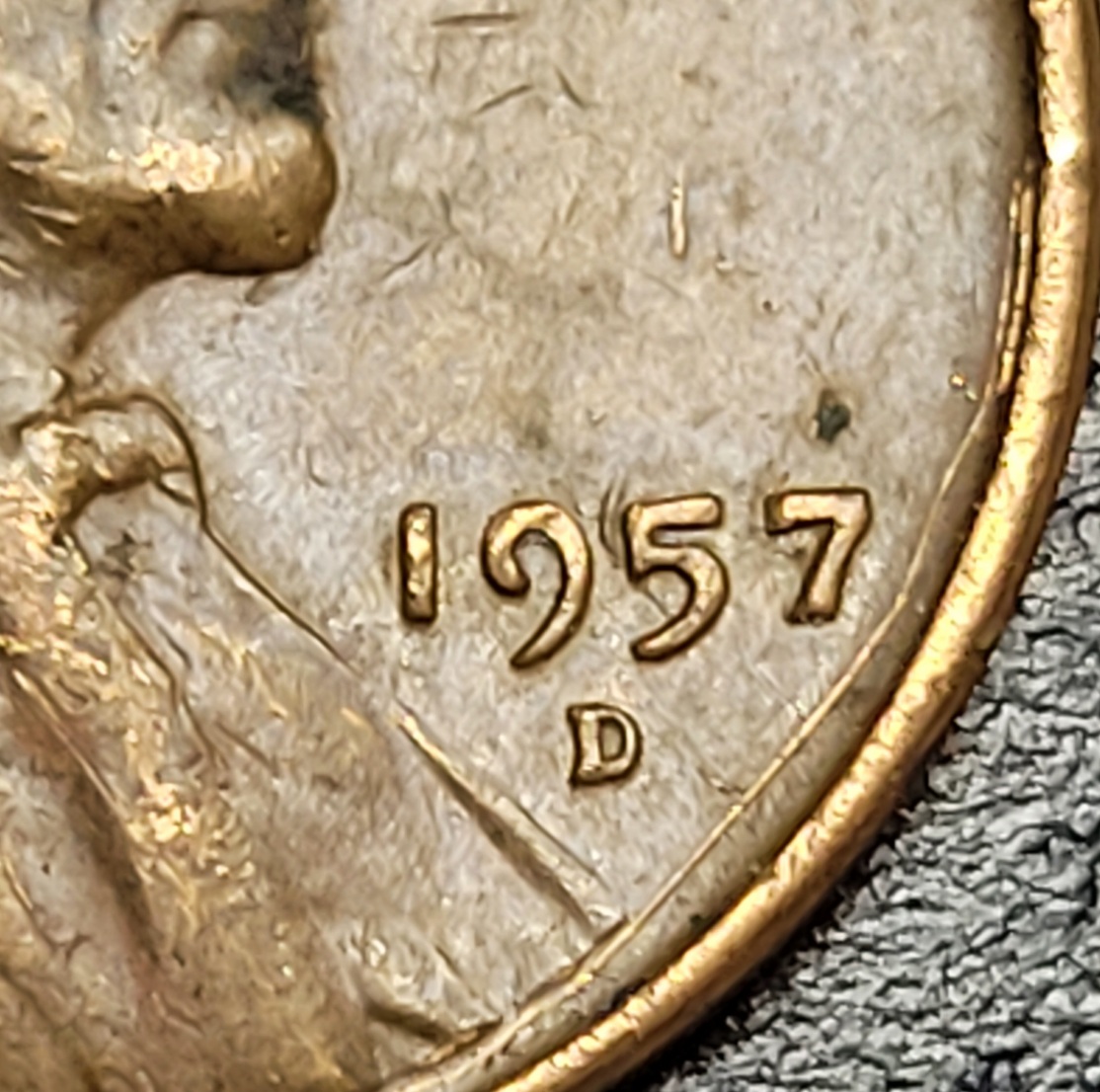 1957-D-Lincoln-Cent---Die-Clash-Maybe?