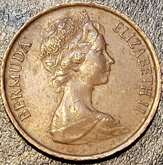 1970-Bermuda-One-Cent--Boar