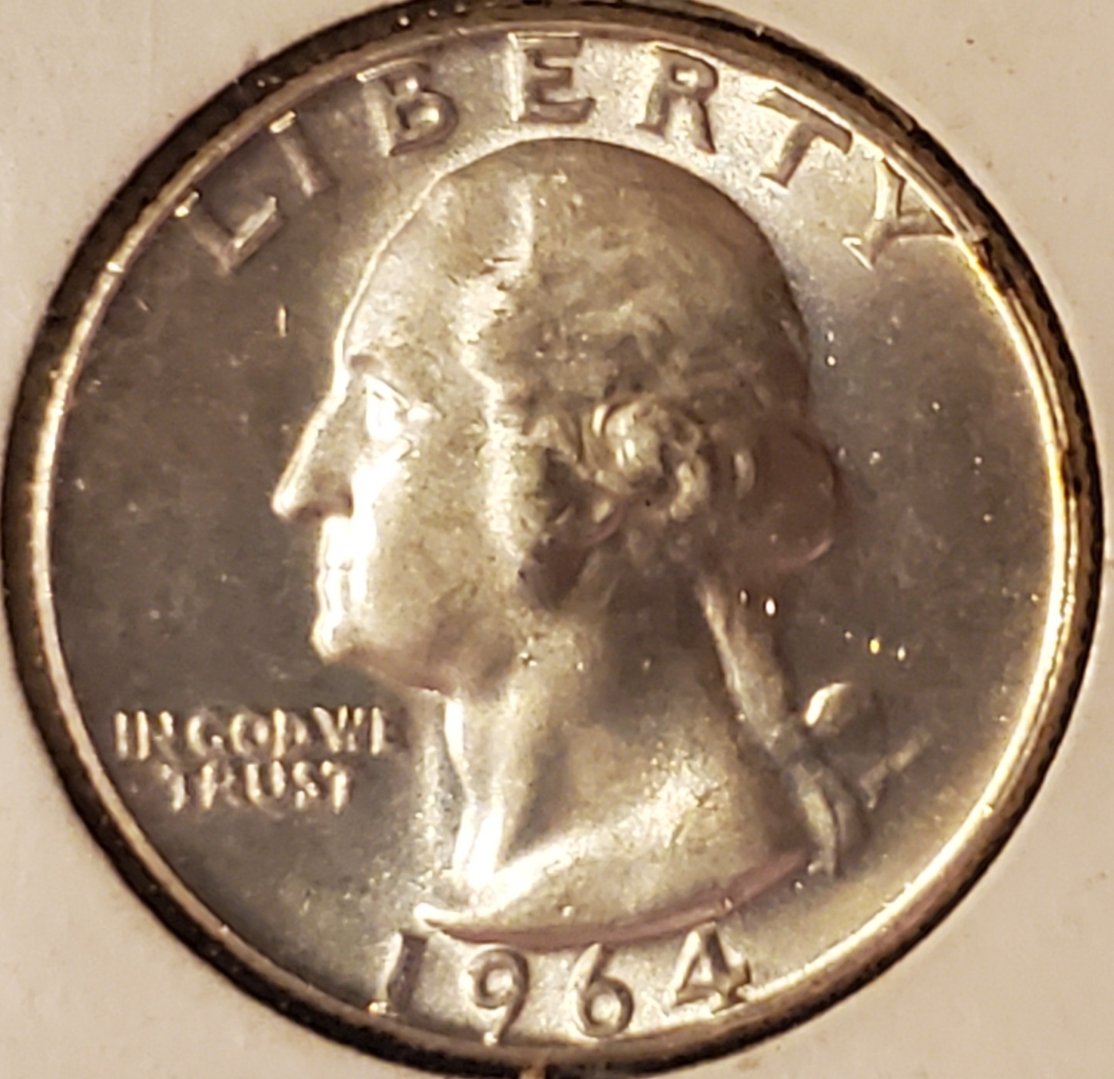 Is-This-Just-Normal-Damage,--From-Circulation,-On-This-1964-D-Washington?