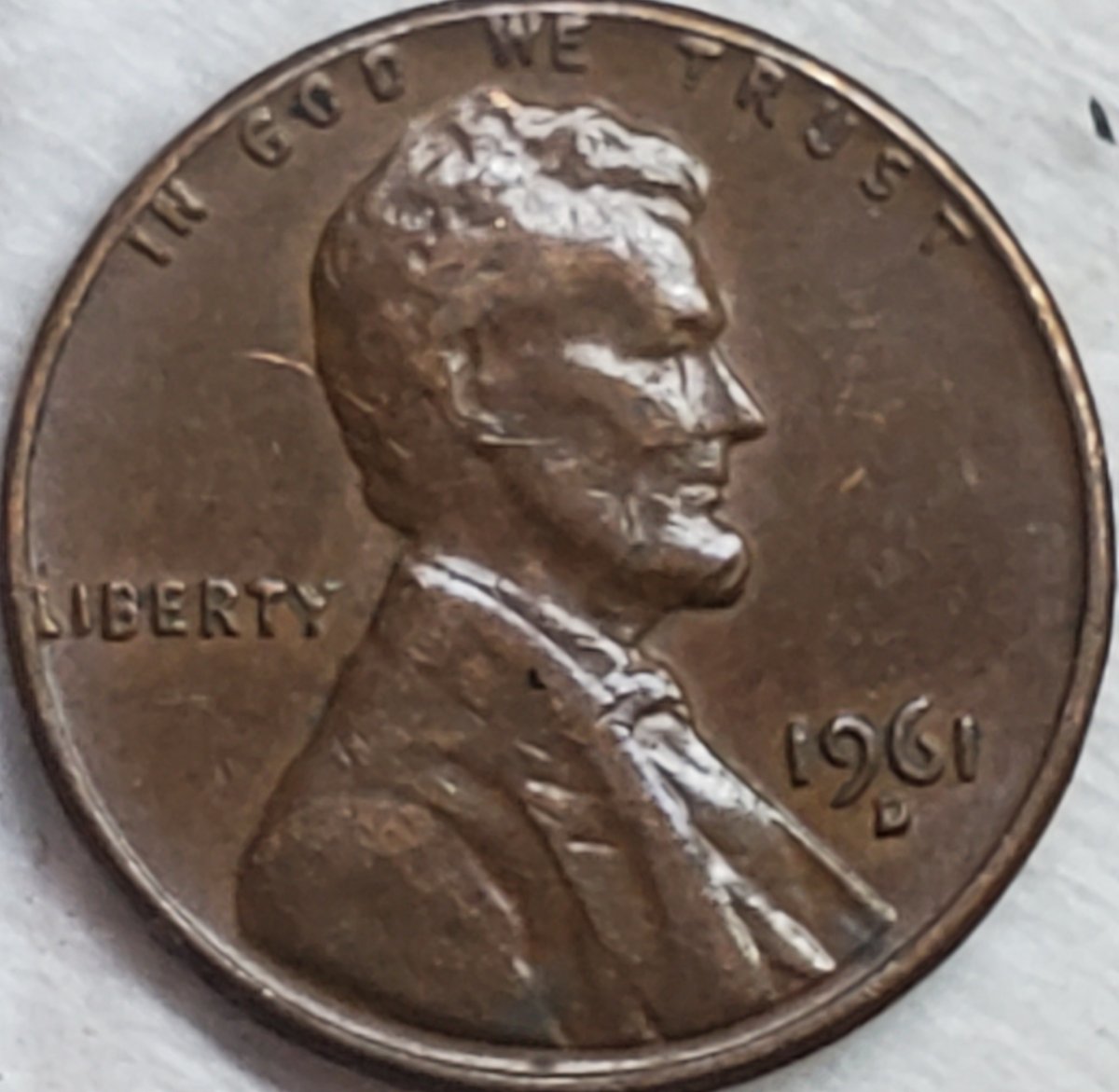 1961-D-Lincoln-Memorial-Cent,-Extra-Strip-Running-Down-East-Side-Of-Bust?