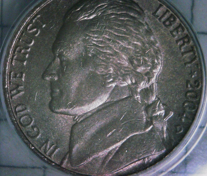 2004-D-Peace-Medal-Nickel-Struck-On-An-Improperly-Annealed-Planchet