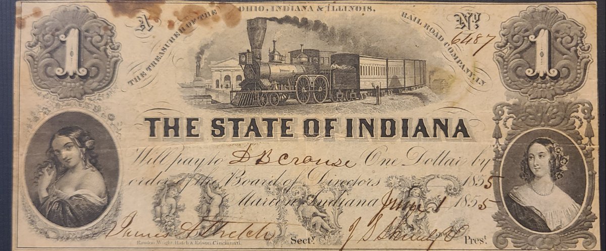 Looking-For-Info-On-1855-Ohio,-Indiana,-Illinois-Railroad-Co.-Note