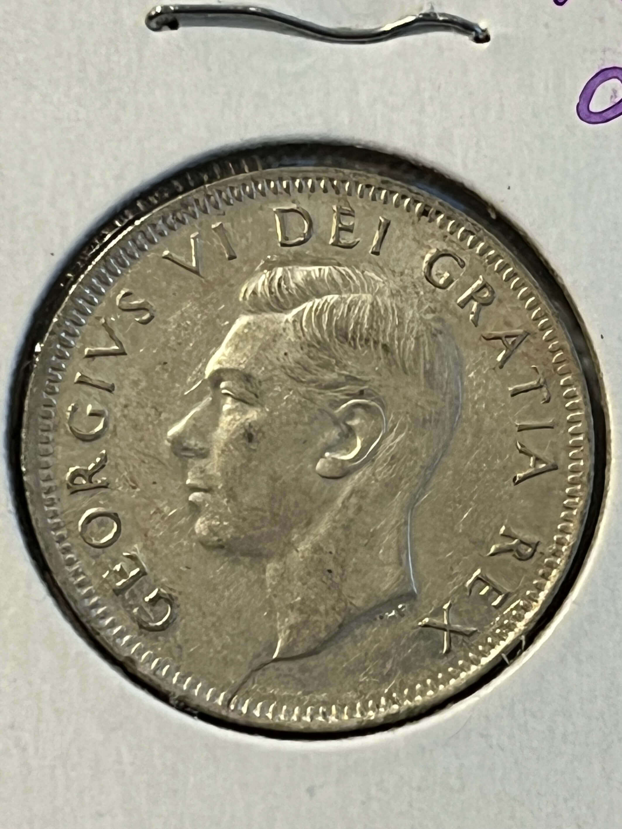 1950-25-Cents-Die-Crack-On-Obverse