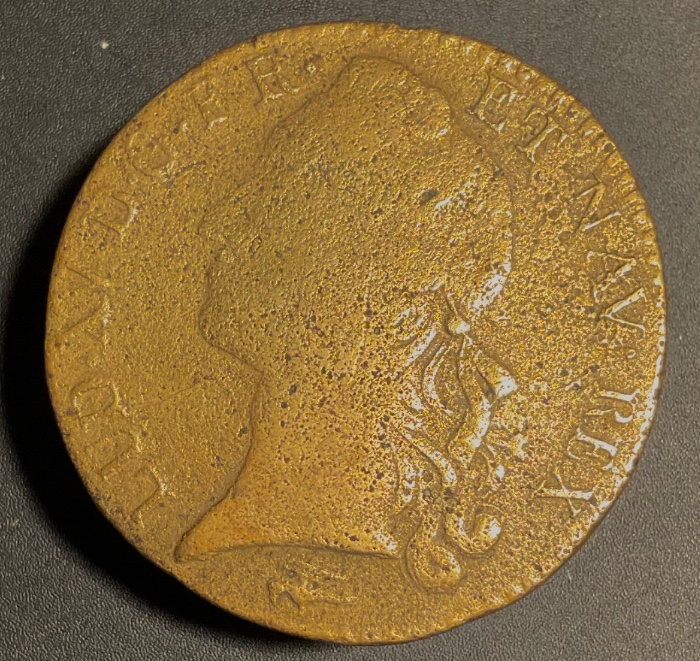 1763-French-1/2-Ecu-Coin
