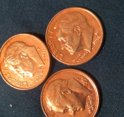 Why-Are-These-Dimes-Rose/Goldish-Color