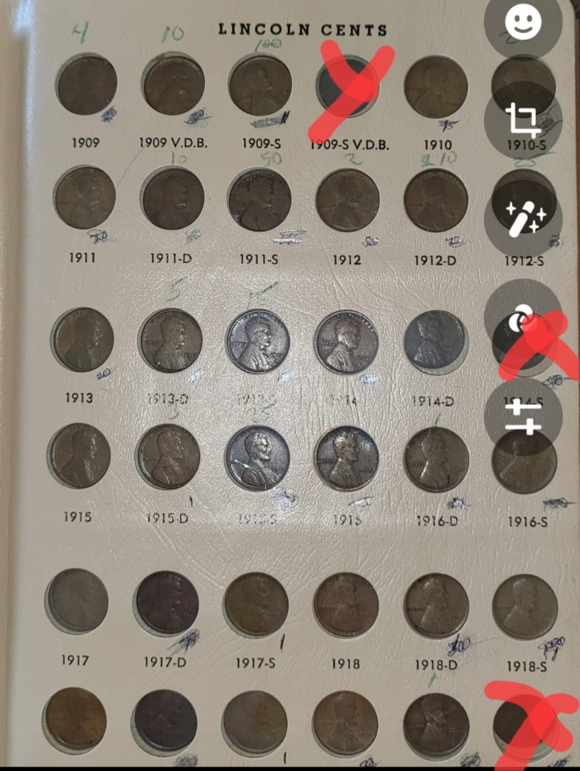 1909-S-And-Others-�-Lincoln-Cent-Collection