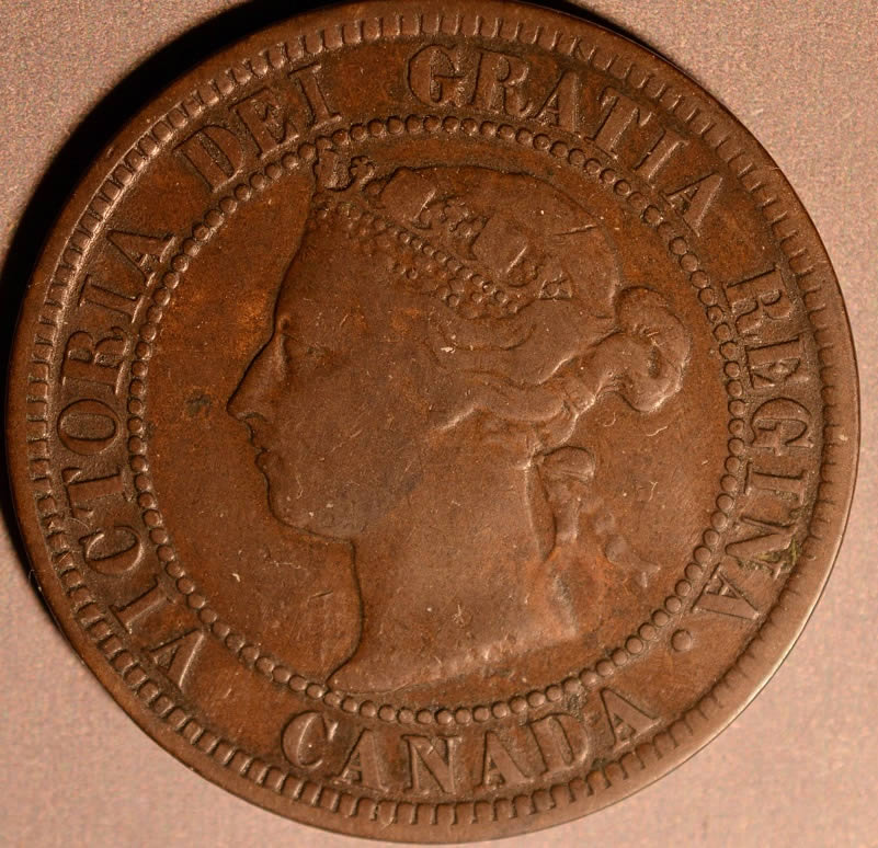 1891-Penny-.-Small-Date-,-Small-Leaves-?