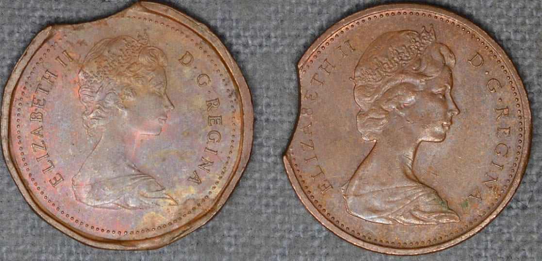 1982/1973-Clipped-Pennies