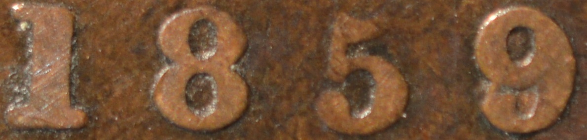 And-1859-Penny-.-W9/8-?