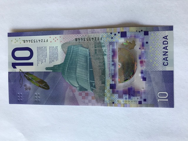 2018-New-$10-Canadian-Bank-Note