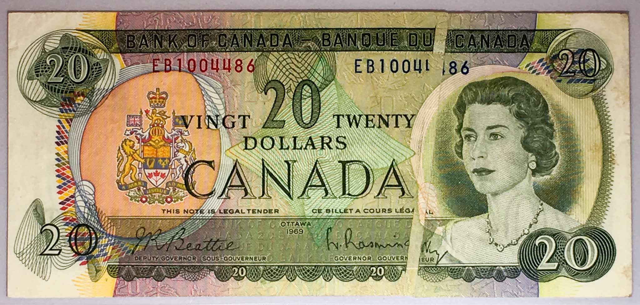 Pre-Print-Crease-On-A-1969-Twenty-Dollar-Note