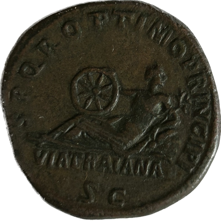 Trajan-Sestertius.-Via-Traiana.