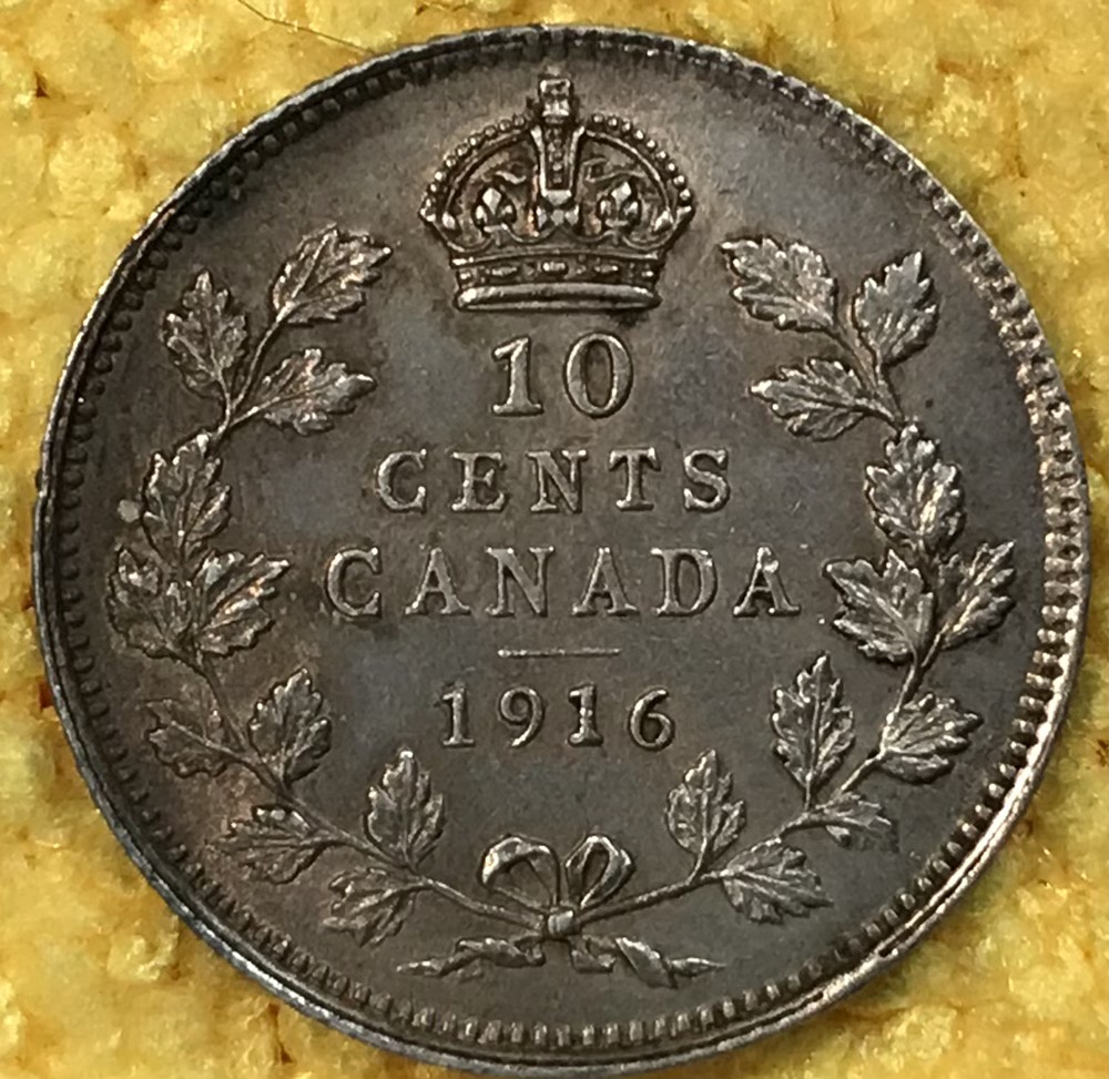 1916-Canada-10-Cents
