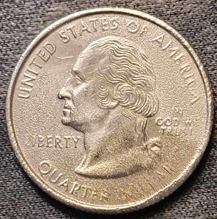 1999-P-Georgia-Statehood-Quarter-Struck--Through-Grease