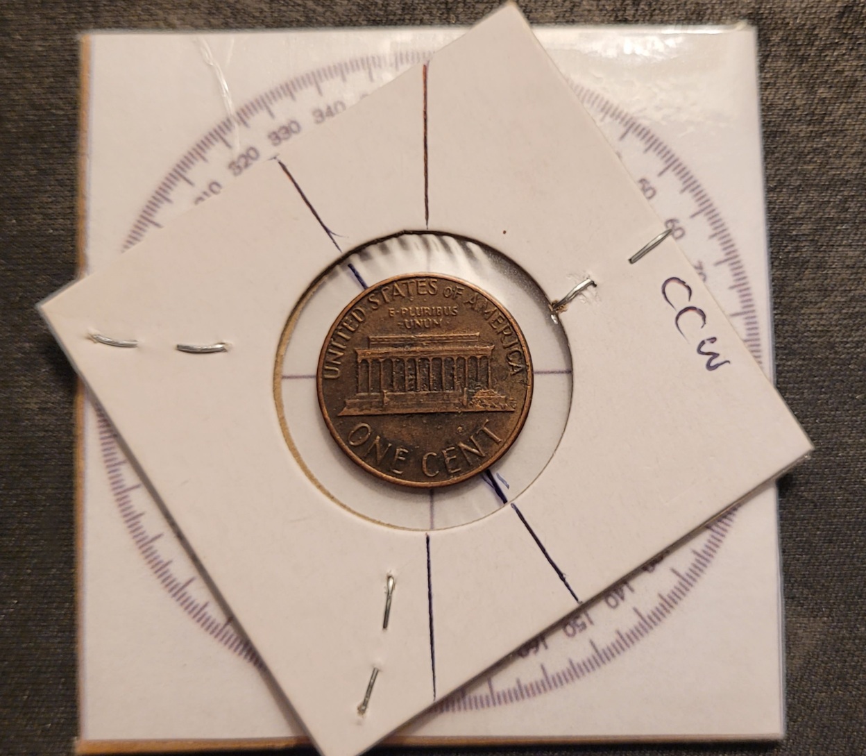 1983-Lincoln-Memorial-Cent-Rotated-Die