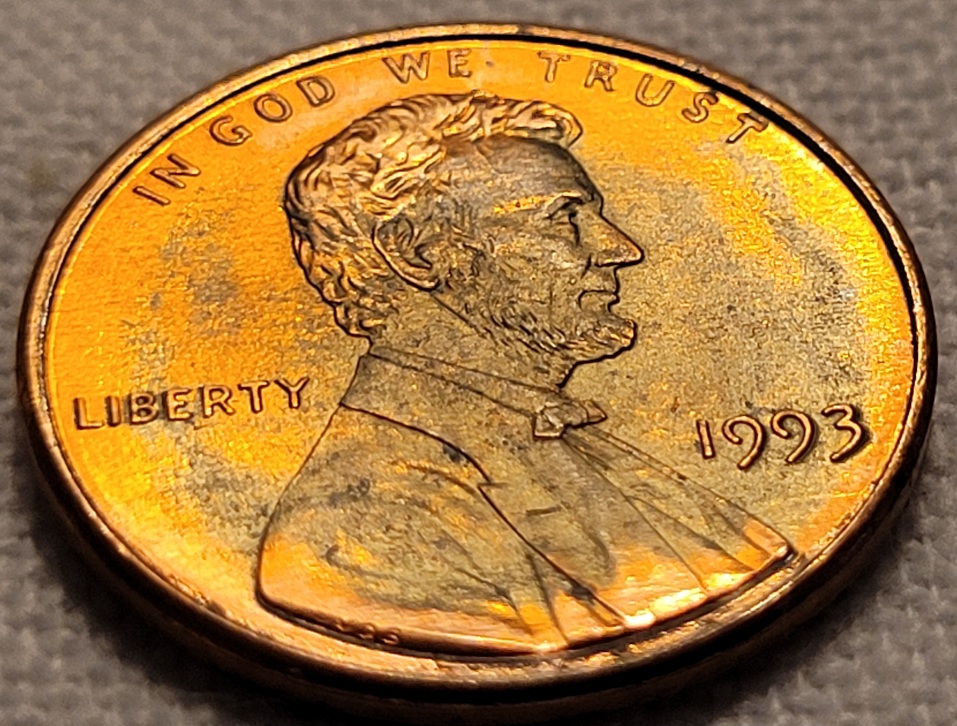 1993-Lincoln-Cent-Color-Question